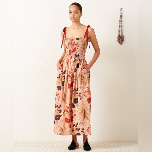 NWT Alix of Bohemia Kaia Vintage Poppy Dress - Picture 1 of 15